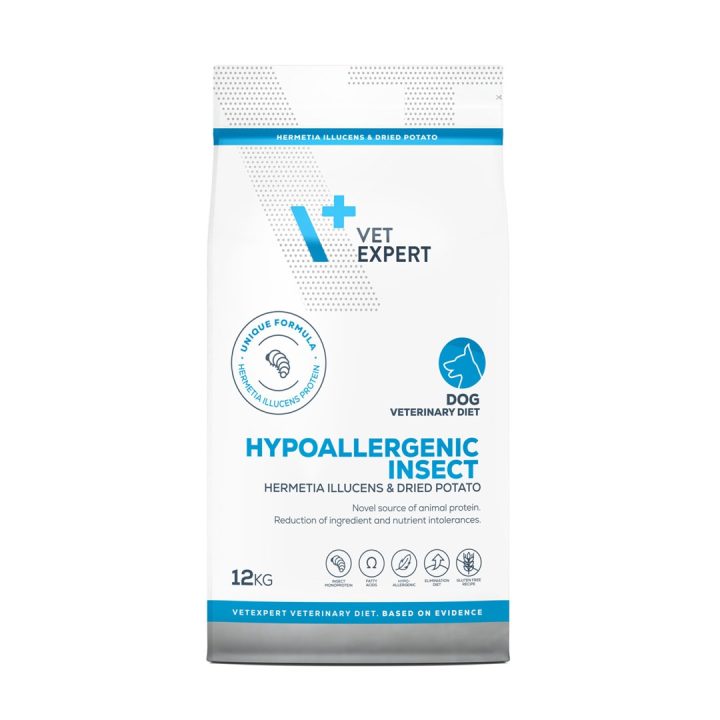 VETEXPERT Veterinary Diet Hypoallergenic Insect Dog - dry dog food - 12 kg