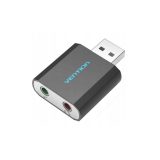 Vention USB External Sound Card Black Metal Type