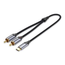 Vention USB-C to 2RCA male audio cable 1m
