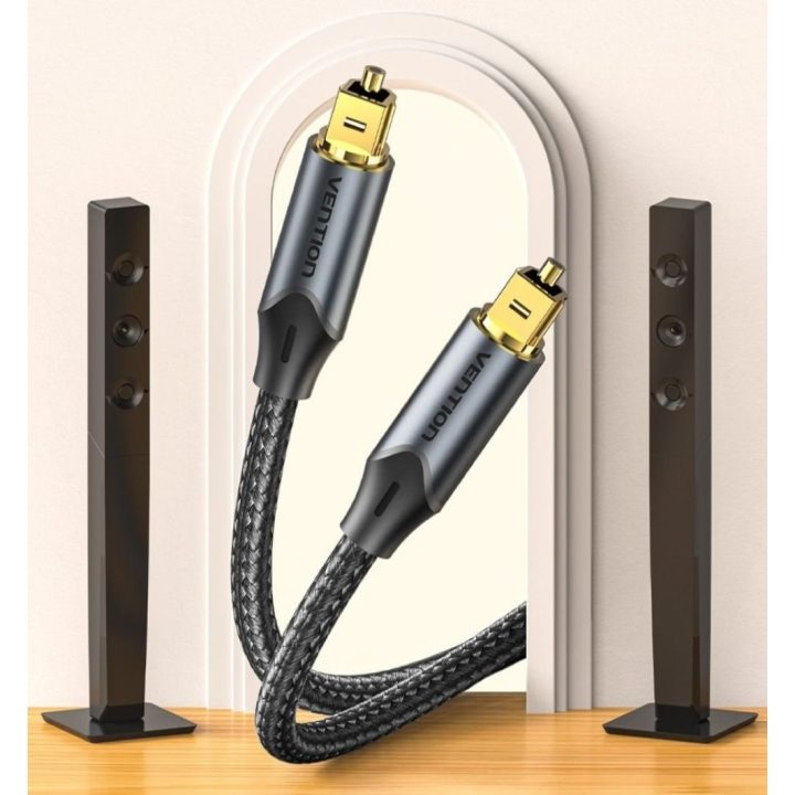 Vention optical audio cable braided 5 m