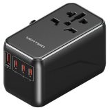 Adapter with Vention 100W charger 1xUSB-A 3xUSB-C