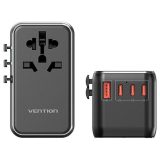 Adapter with Vention 100W charger 1xUSB-A 3xUSB-C