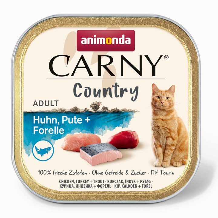 ANIMONDA Carny Country Chicken Turkey + Trout - wet cat food - 100 g