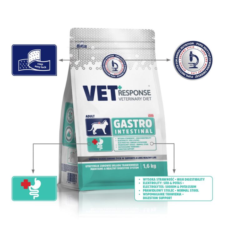 VET RESPONSE Gastrointestinal - dry cat food - 1 6kg