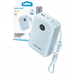 Powerbank Vention 20000mAh 2xUSB-C 1xUSB-A 22 5W BL
