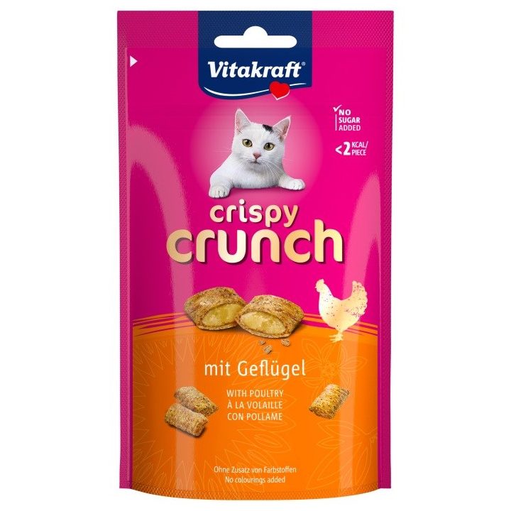 VITAKRAFT Crispy Crunch Poultry - cat treats - 60g