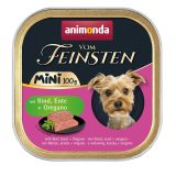 ANIMONDA Vom Feinsten Adult Mini Beef duck and oregano - wet dog food - 100g