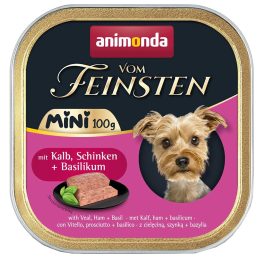 ANIMONDA Vom Feinsten Adult Mini Veal ham and basil - wet dog food - 100g