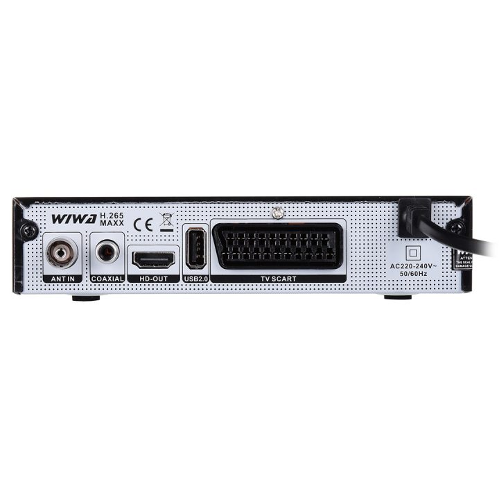 Tuner TV WIWA H.265 2790Z (DVB-T HEVC/H.265 MPEG-4 AVC/H.264)