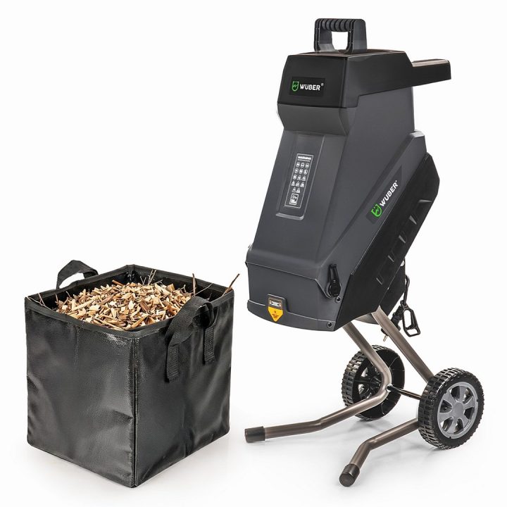 Electric blade branch shredder 2500 W 45 L W94205 WUBER