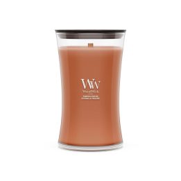 WoodWick Pumpkin Praline wax candle Cylinder Brown 1 pc(s)