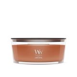 WoodWick Pumpkin Praline wax candle Ellipse Brown 1 pc(s)