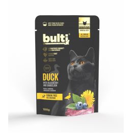 BULTI Superfoods Duck mince with blueberries and dandelion Mono - wet cat food - 100g