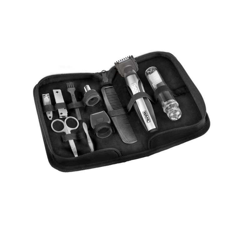 Wahl Travel Kit Deluxe Black Stainless steel