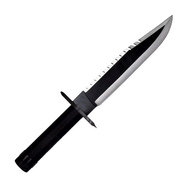 Cinema Classic Rambo I Large knife with leather scabbard CC-H1 360 mm Black