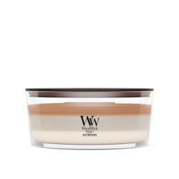 WoodWick Café Macchiato wax candle Ellipse Coffee White Brown 1 pc(s)