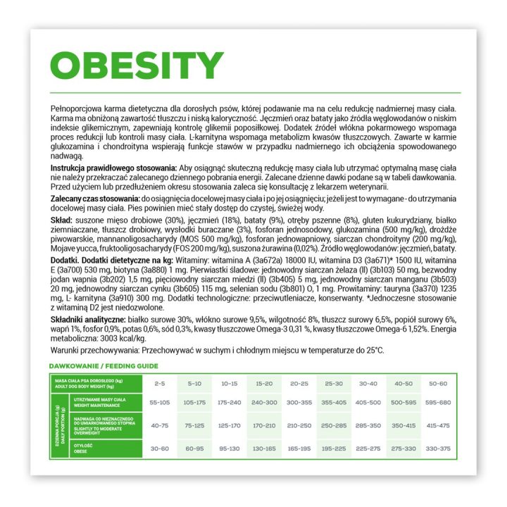 VETEXPERT Veterinary Diet Obesity Dog - dry dog food - 2 kg