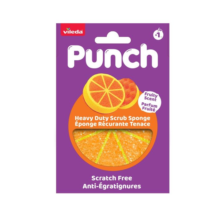 Vileda Punch Strong Orange Scouring Pad 1 piece