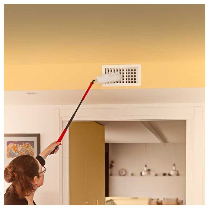 Vileda dustpan with long handle + 1 Flex&Catch refill