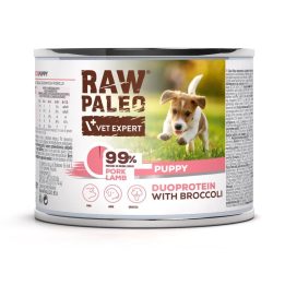 VETEXPERT Raw Paleo Duoprotein Pork & Lamb Puppy - wet dog food - 200g