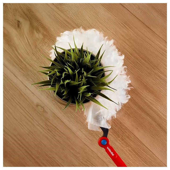 Vileda dustpan with long handle + 1 Flex&Catch refill