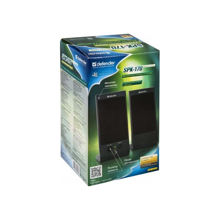 Defender SPK-170 loudspeaker Black Wired 4 W