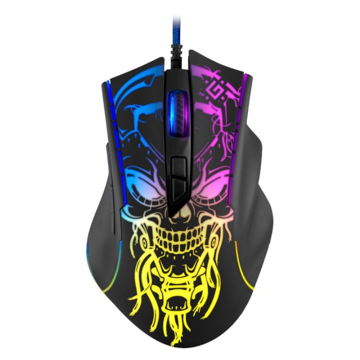 Gaming optic wired mouse DEFENDER GM-928 BULLETSTORM 7200dpi 7P illuminate