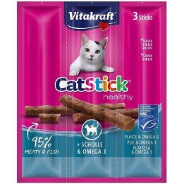 VITAKRAFT CatStick Mini with flounder and Omega-3 - cat treats - 3 pcs
