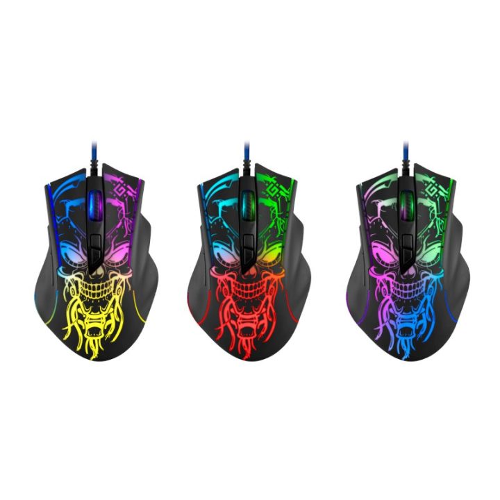 Gaming optic wired mouse DEFENDER GM-928 BULLETSTORM 7200dpi 7P illuminate