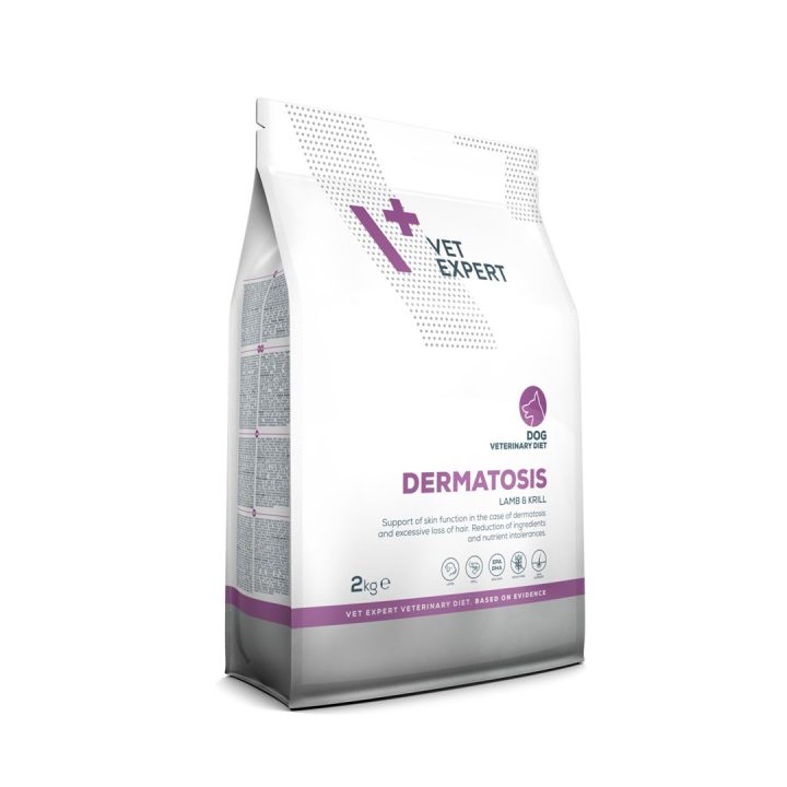 VETEXPERT Veterinary Diet Dermatosis Dog Lamb & Krill - dry dog food - 2 kg