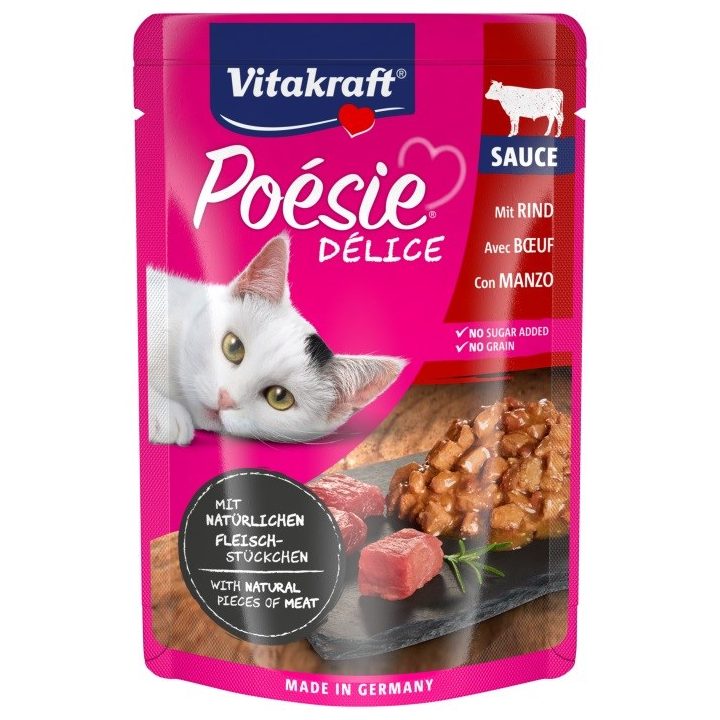 VITAKRAFT POESIE DELICE beef - wet cat food - 85 g
