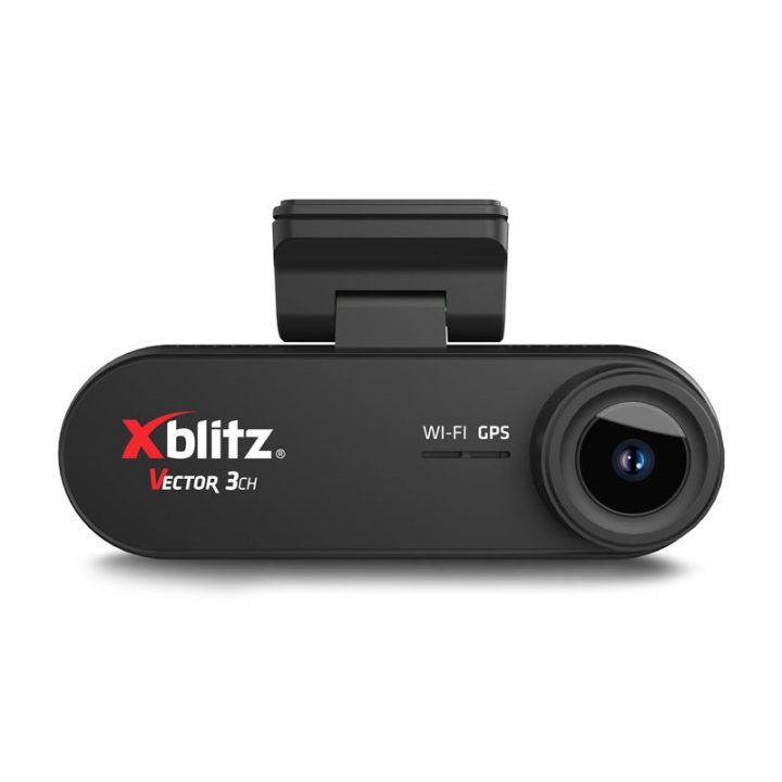 XBLITZ VECTOR 3CH 3-CHANNEL DVR WITH REARVIEW CAMERA Wi-Fi AND GPS