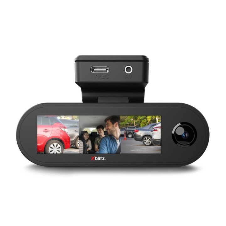 XBLITZ VECTOR 3CH 3-CHANNEL DVR WITH REARVIEW CAMERA Wi-Fi AND GPS