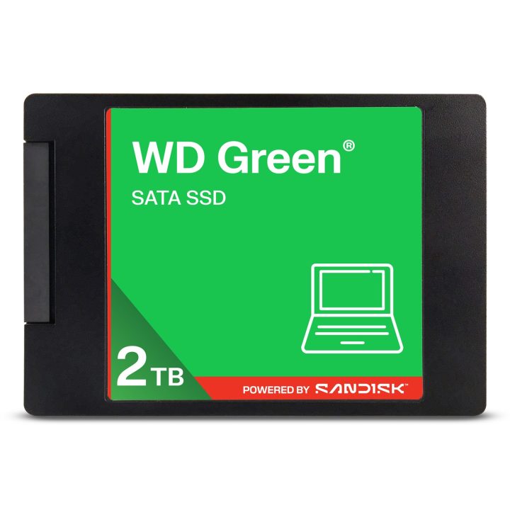 Western Digital Green WD ™ SATA SSD 2 5 /7 mm POWERED BY SANDISK 2 TB