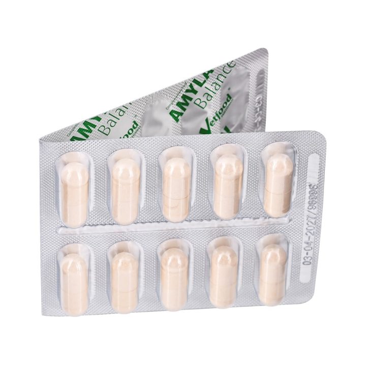 VETFOOD Amylactiv Balance - supplements for dogs and cats - 60pcs