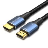 Vention Cotton Braided HDMI-A Male to Male HD Cable 8K 2M Blue Aluminum Alloy Type