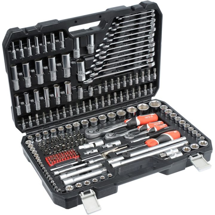 YATO YT-38841 1/4 3/8 1/2 Socket wrench set