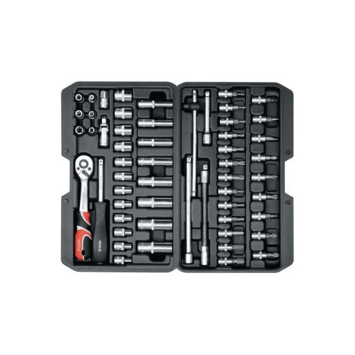 Wrench set YATO 56 pcs 1/4 14501
