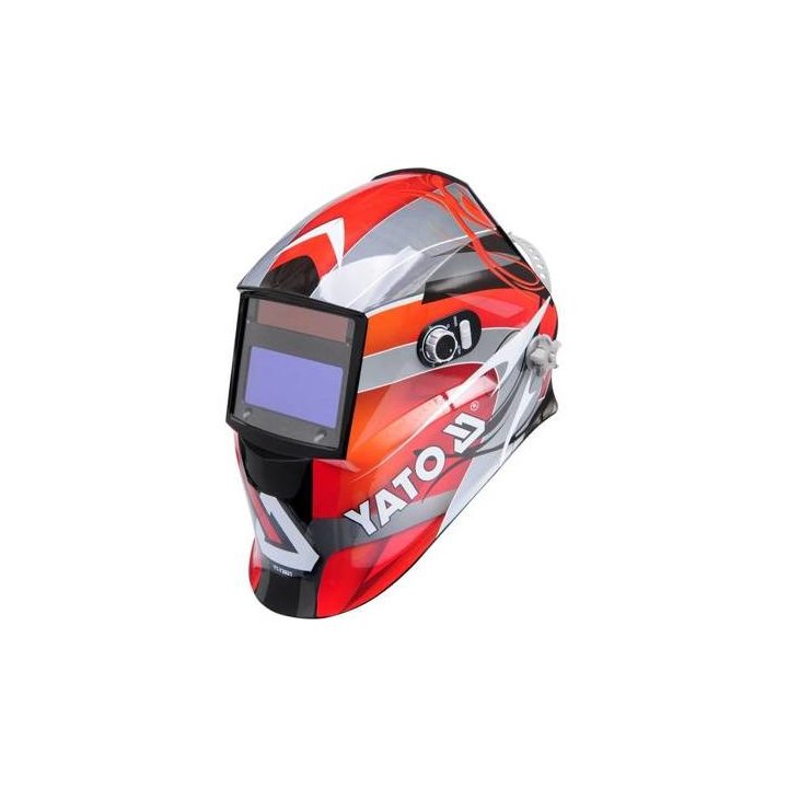 Yato YT-73921 welding mask/helmet Welding helmet with auto-darkening filter Black Red Silver