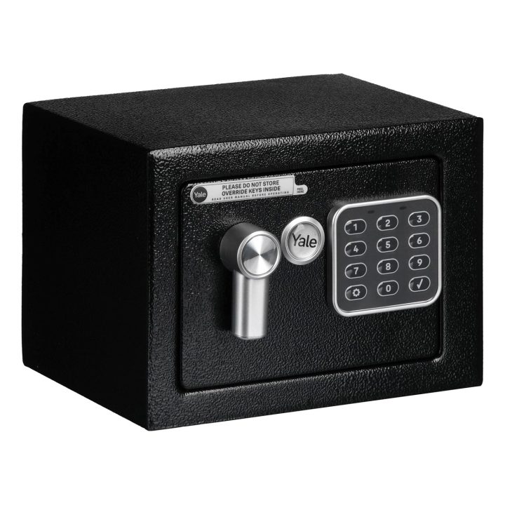 Yale YSV/170/DB2 Free Standing Safe 3.8 l Steel Black