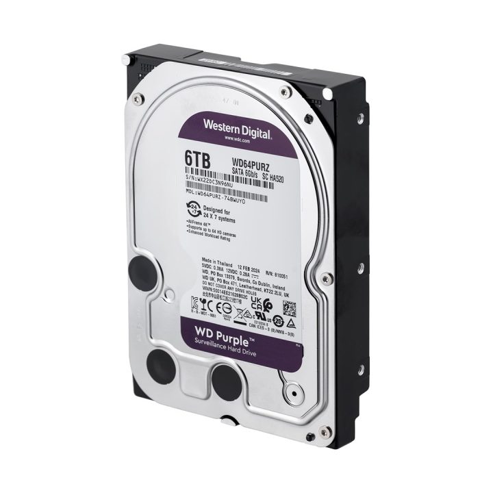 Western Digital WD64PURZ internal hard drive 3.5 6000 GB Serial ATA III