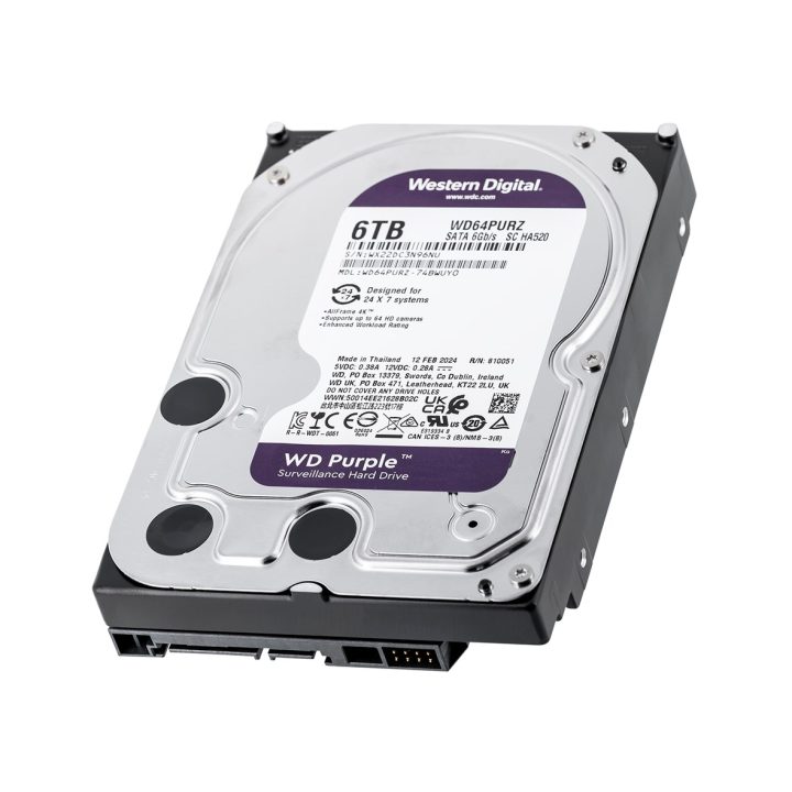 Western Digital WD64PURZ internal hard drive 3.5 6000 GB Serial ATA III