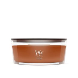 WoodWick Saffron Smoke wax candle Ellipse Brown 1 pc(s)