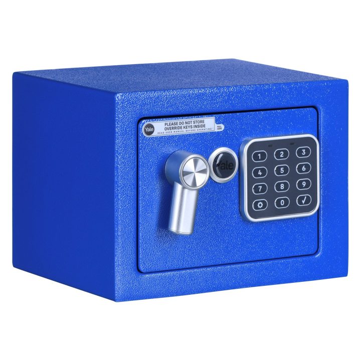 Yale YSV/170/DB2/B Freestanding safe 3.8 l Steel Blue