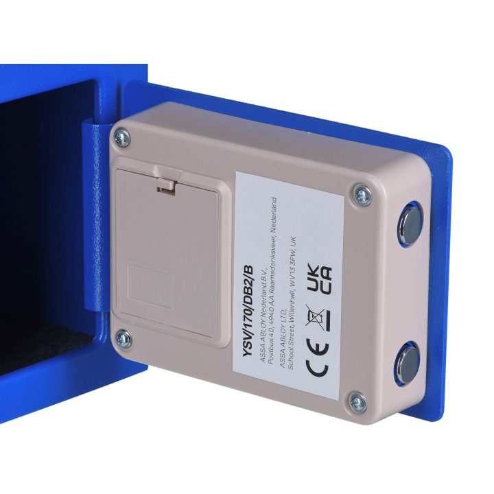 Yale YSV/170/DB2/B Freestanding safe 3.8 l Steel Blue
