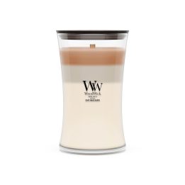 WoodWick Café Macchiato wax candle Cylinder Coffee White Brown 1 pc(s)