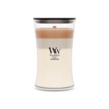 WoodWick Café Macchiato wax candle Cylinder Coffee White Brown 1 pc(s)