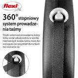 Flexi Black Design L 5 m Dog Retractable lead