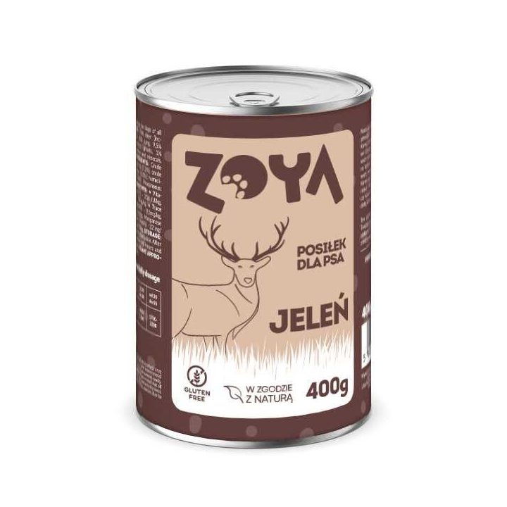 ZOYA Deer - wet dog food - 400g