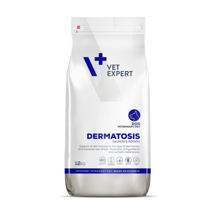 VETEXPERT Veterinary Diet Dermatosis Dog Salmon & Potato - dry dog food - 12 kg